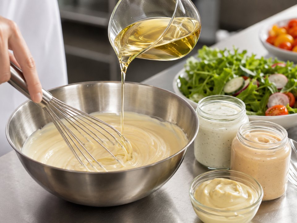 Corn oil used in sauces, dressings and marinades