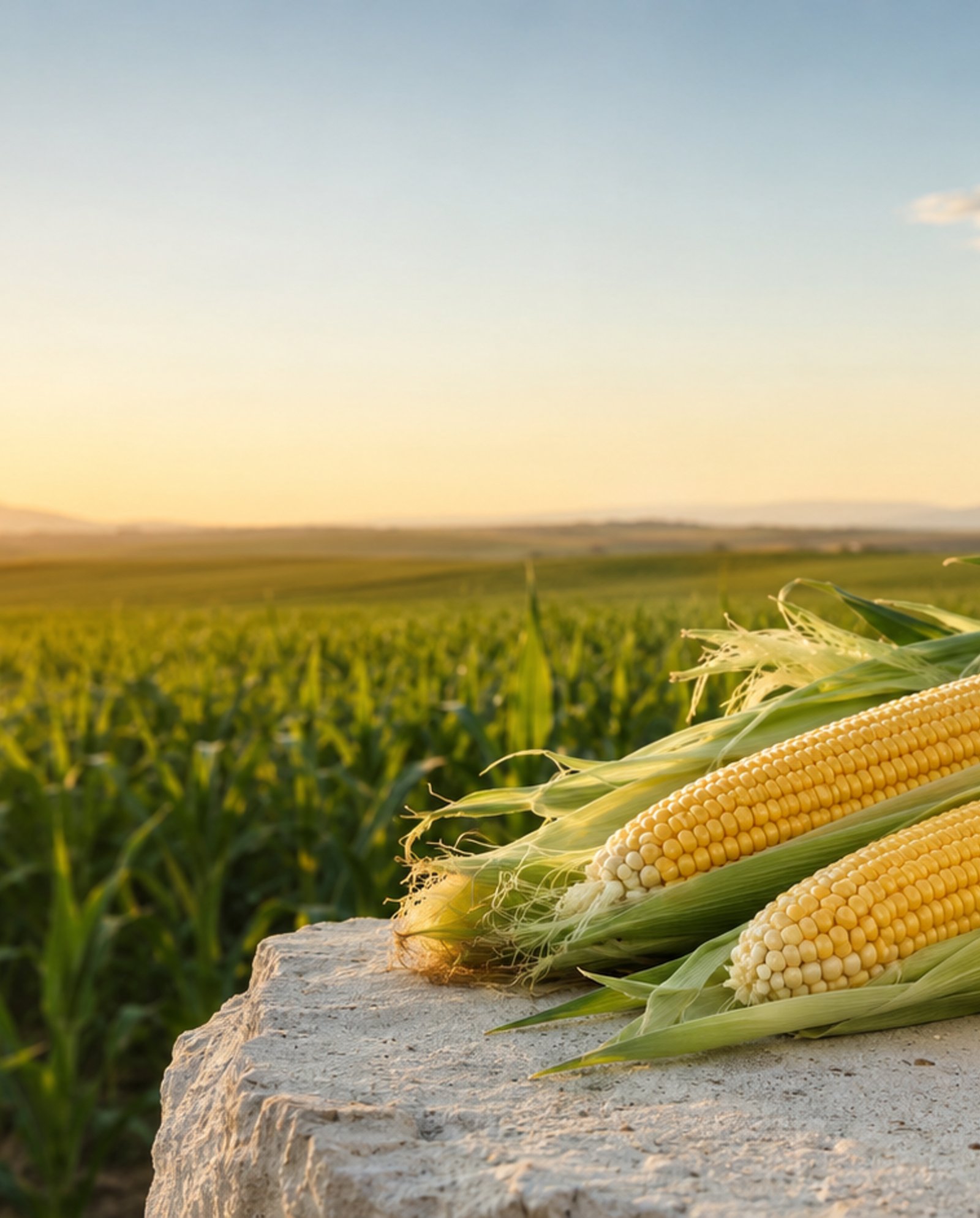 Golden corn field