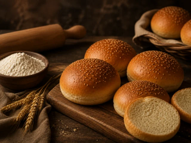 Hamburger Bun Flour produced with Refina wheat flour