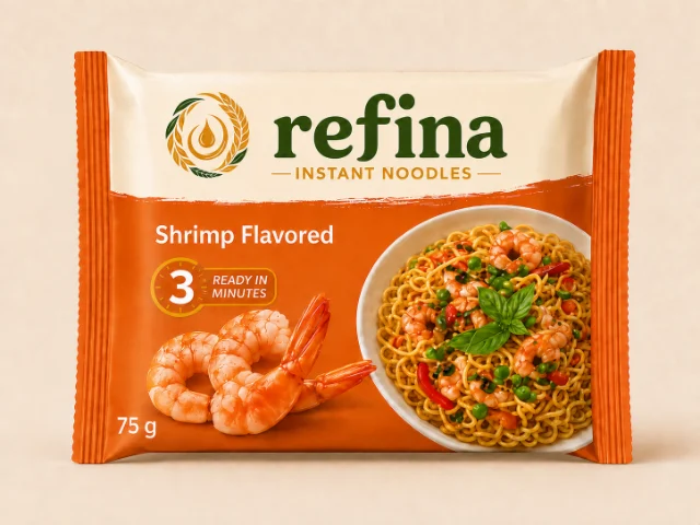 Refina instant noodle — Shrimp Flavored