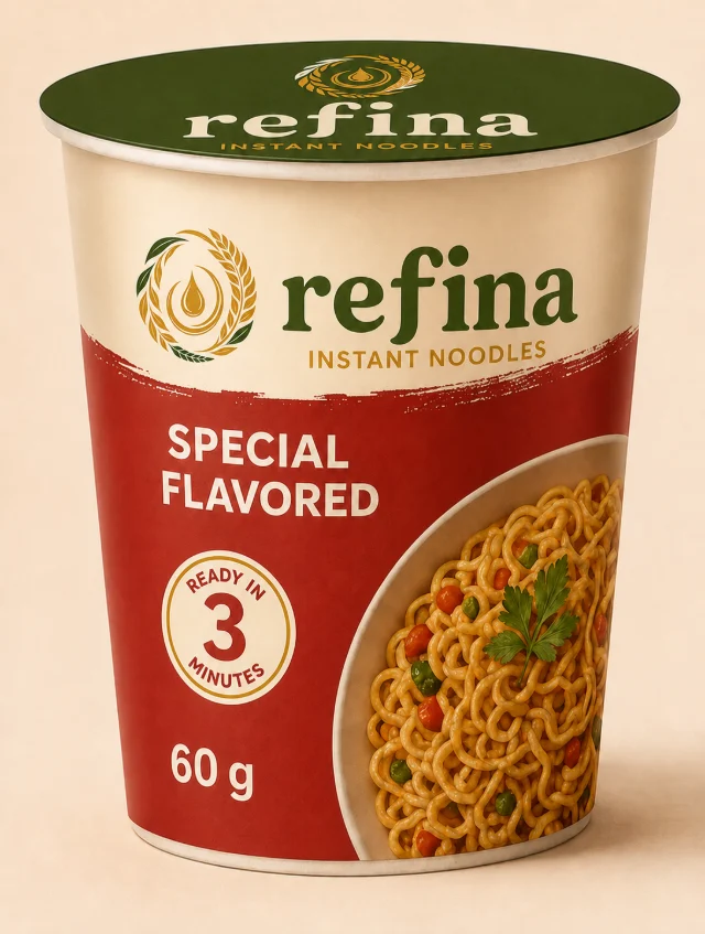 Refina Instant Noodles 60g special flavored cup format