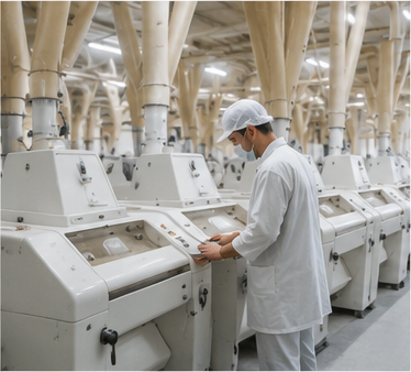 Flour Milling using Refina bulk wheat