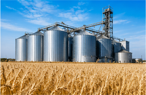 Industrial Wheat Processing using Refina bulk wheat